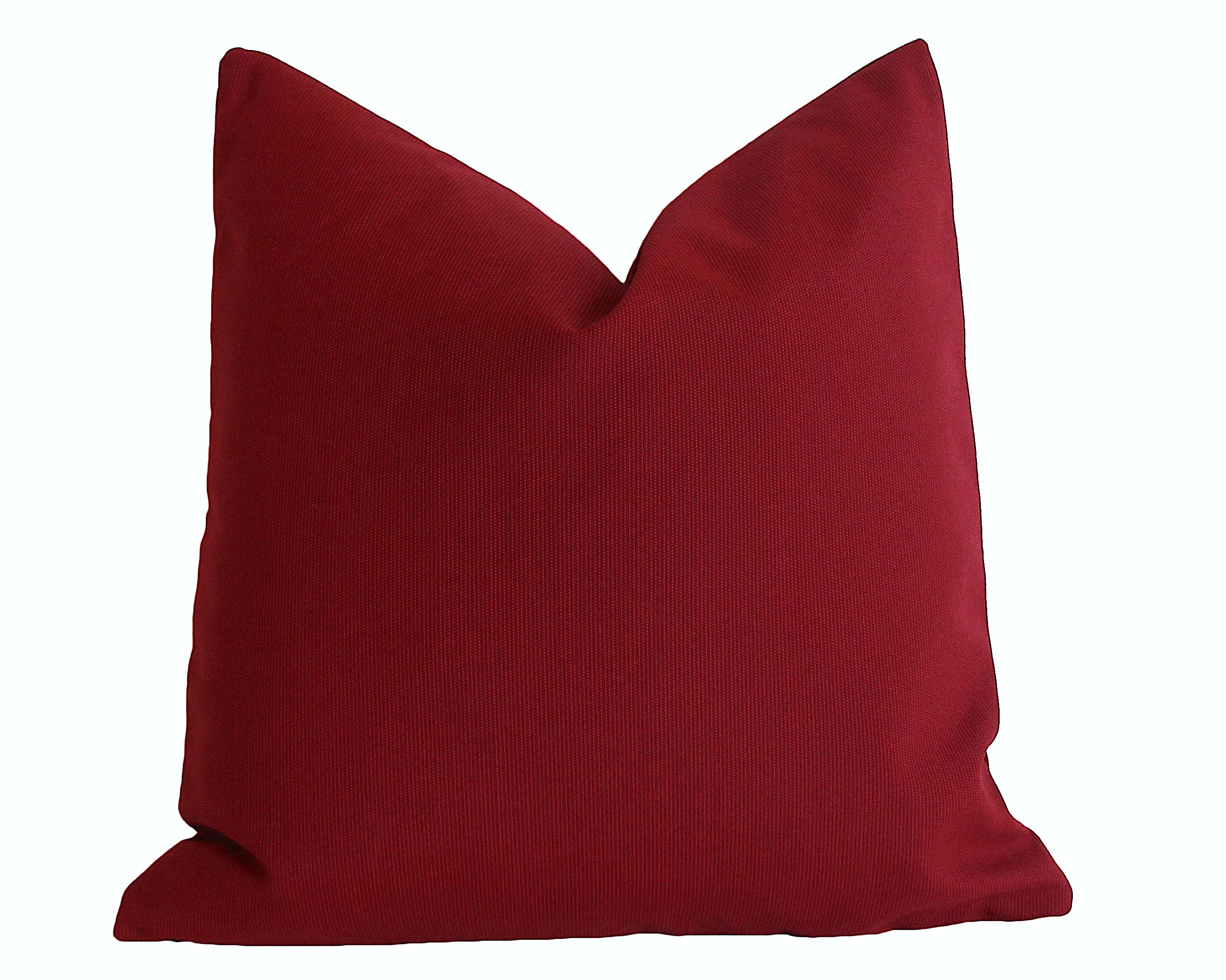 Charcoal Sunbrella Outdoor Pillow cover / Sunbrella Solids