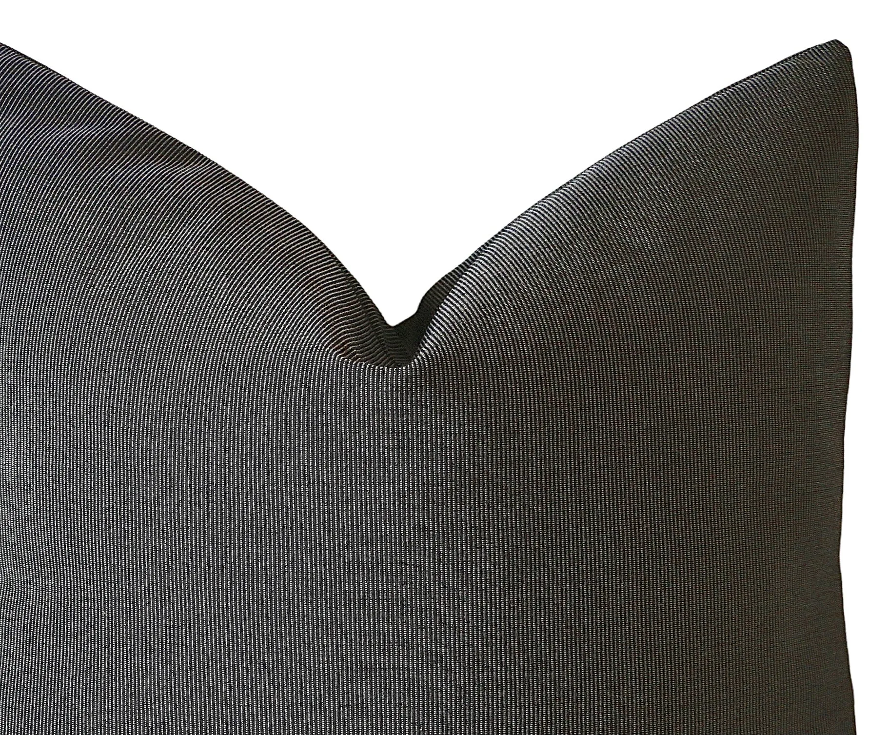 Charcoal Sunbrella Outdoor Pillow cover / Sunbrella Solids