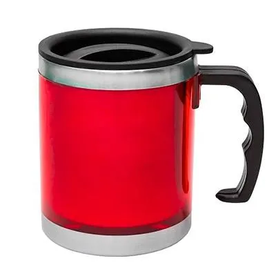 Classic Stainless Steel Mug with handle and Lid