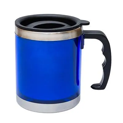 Classic Stainless Steel Mug with handle and Lid