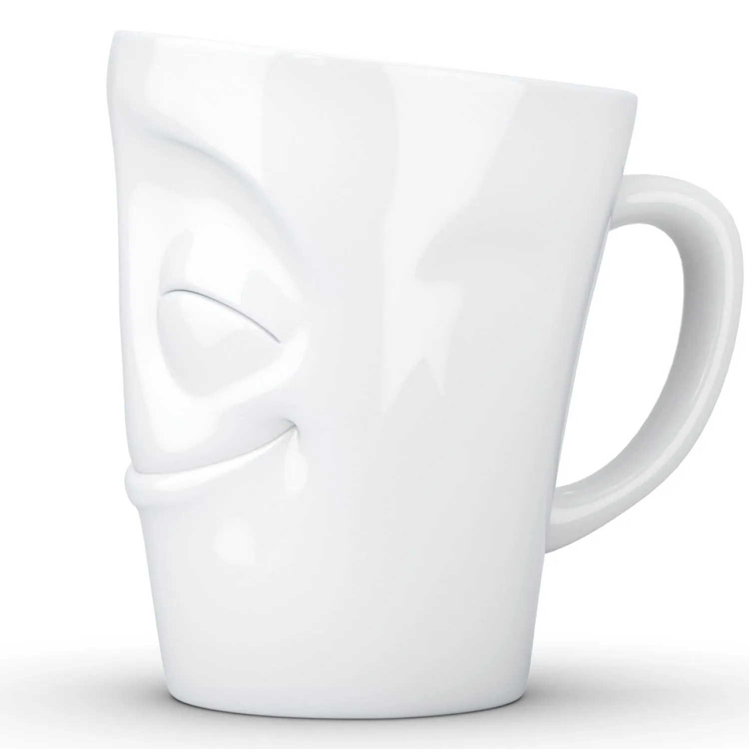 Coffee Mug with Handle, Cheery Face