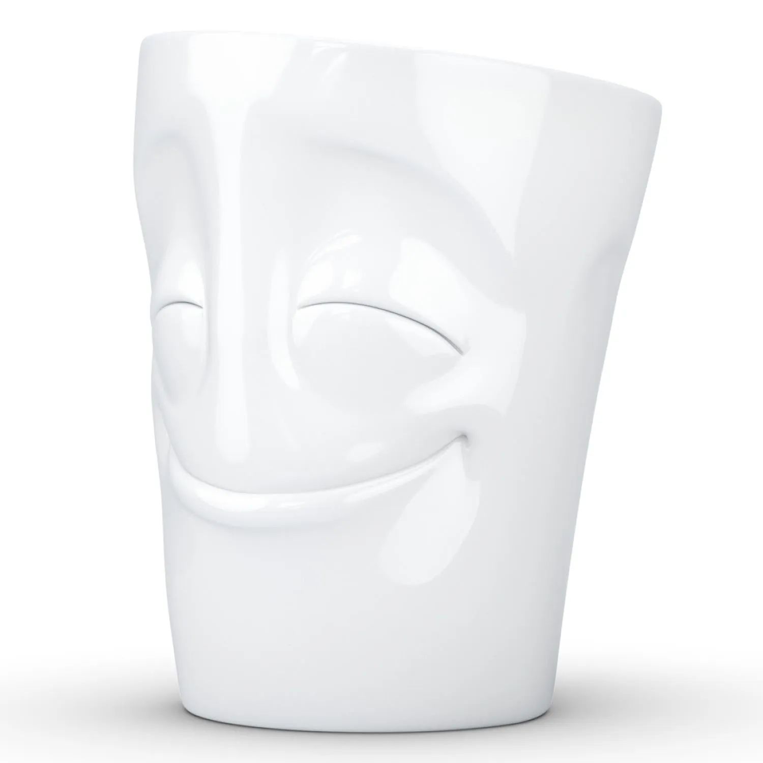 Coffee Mug with Handle, Cheery Face