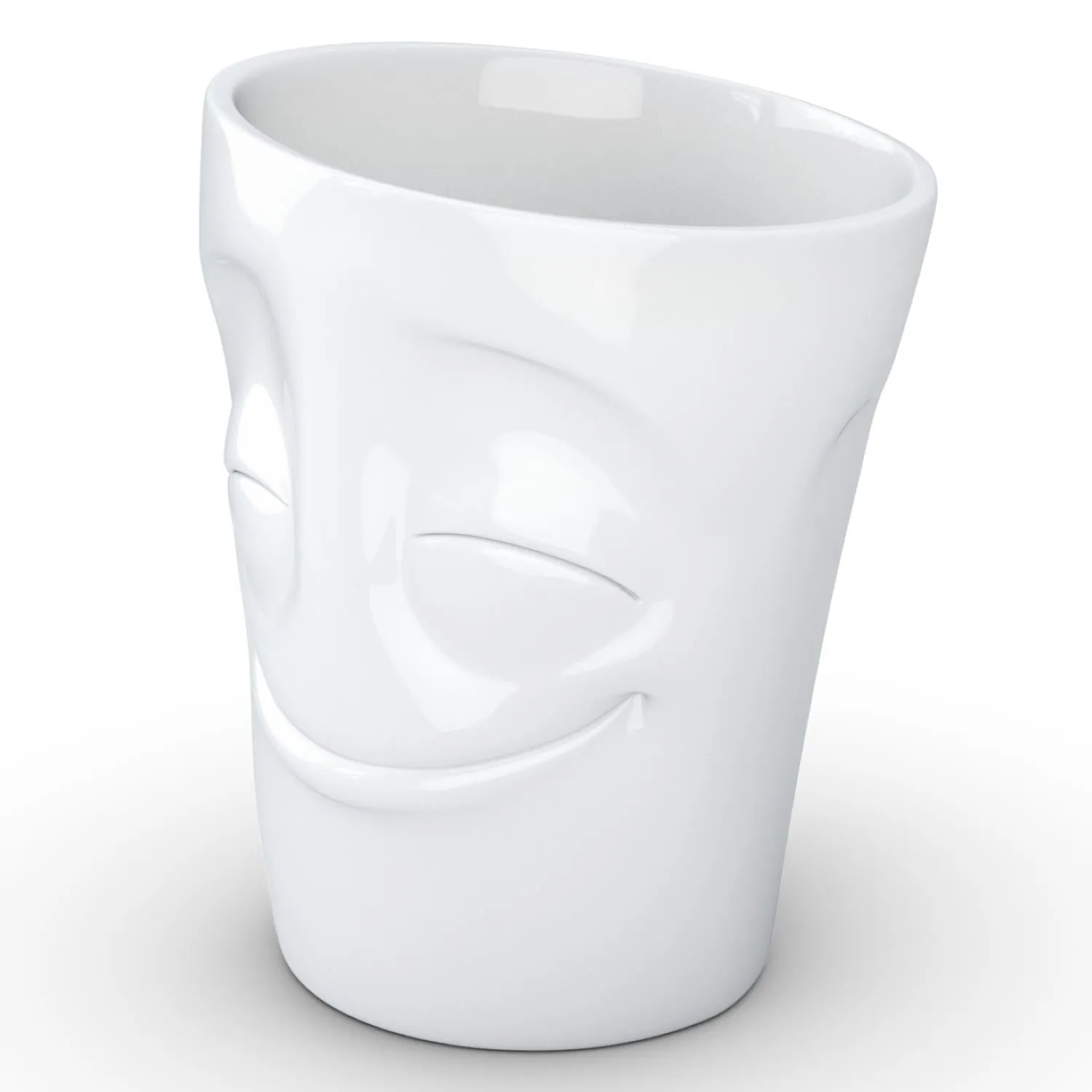 Coffee Mug with Handle, Cheery Face