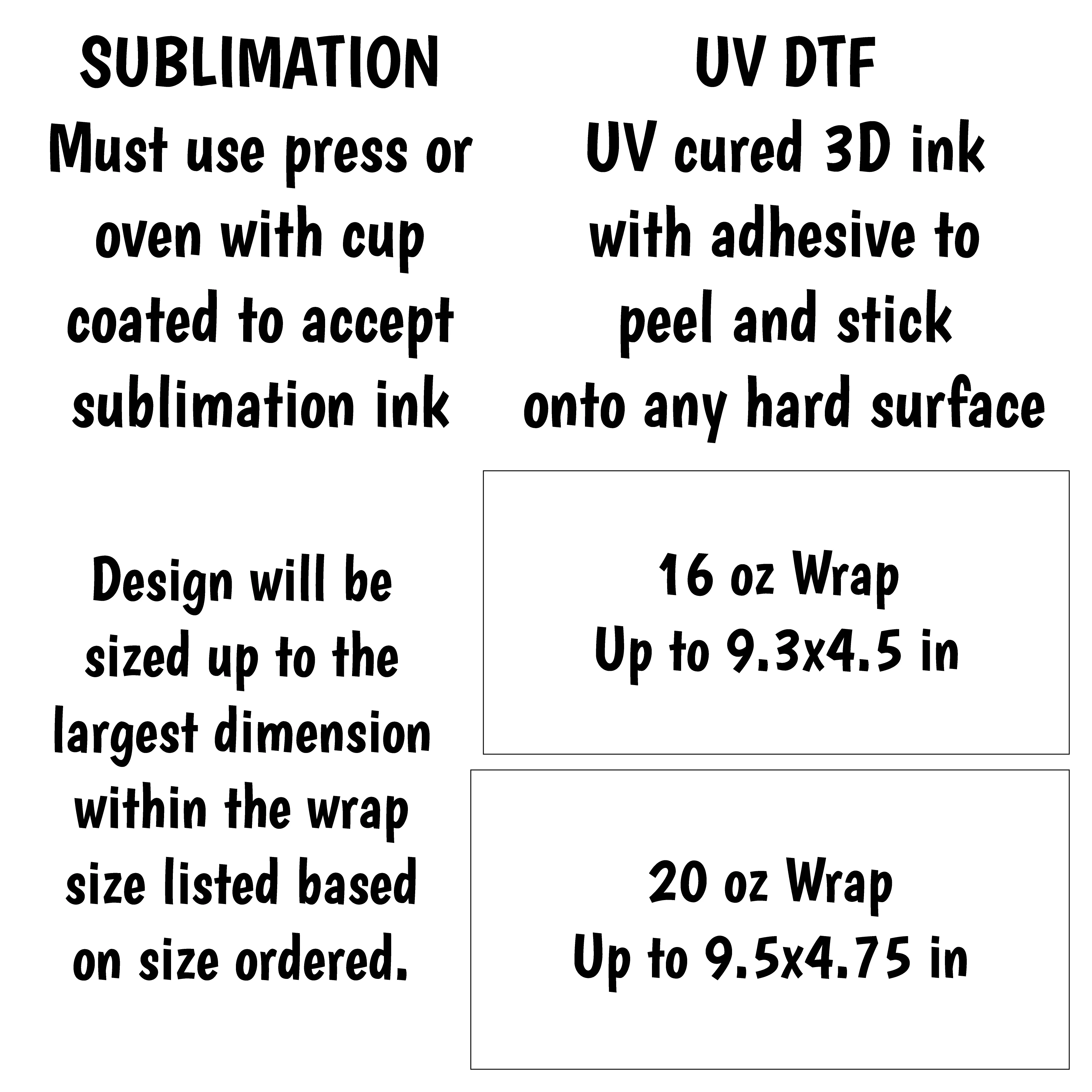 Coffee Please Wrap for 16/20 oz Cups - UV DTF or Sublimation (SHIPS IN 3-7 BUS DAYS) (Copy)