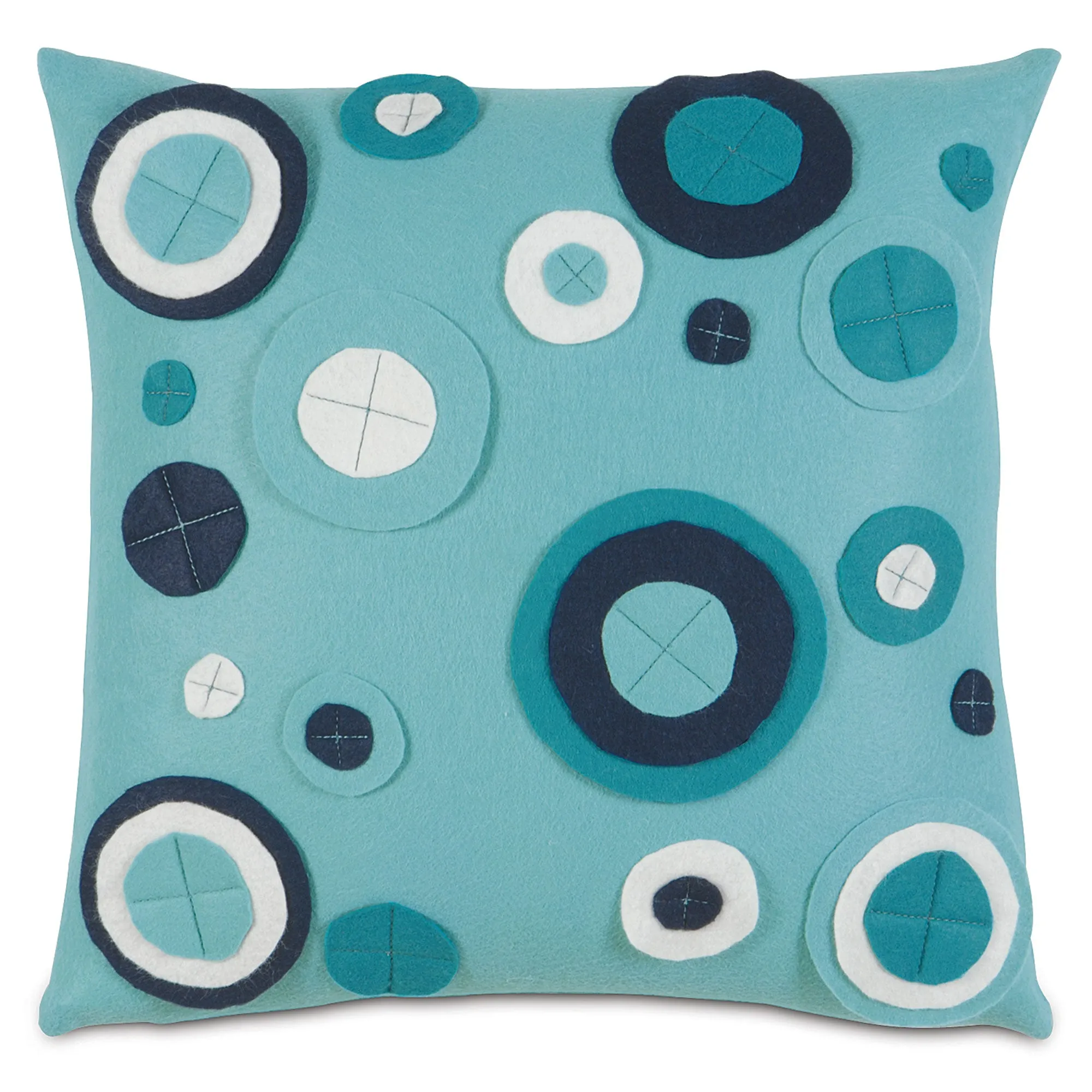 Contemporary Ice Throw Pillow Cover 16x16