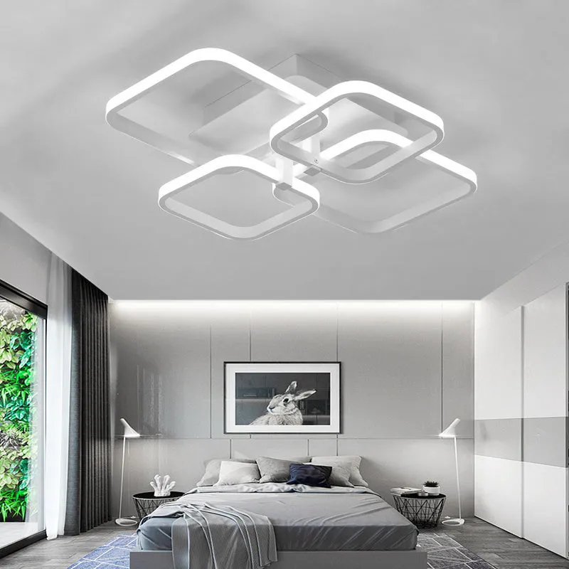 Contemporary LED Energy-efficient Semi Flush Ceiling Light