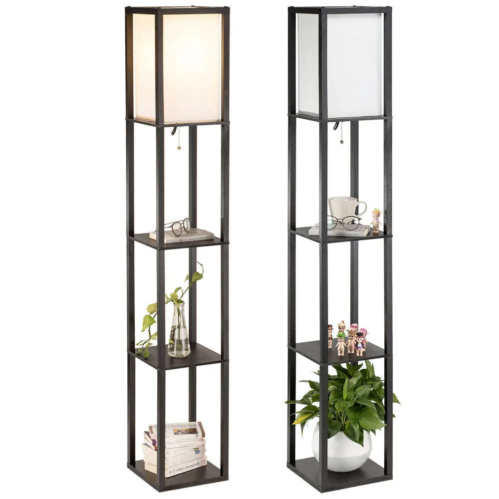 Contemporary Standing Lamp Lighting Shelf