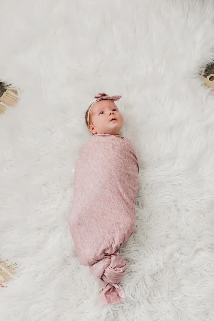 Copper Pearl Maeve Knit Swaddle Blanket