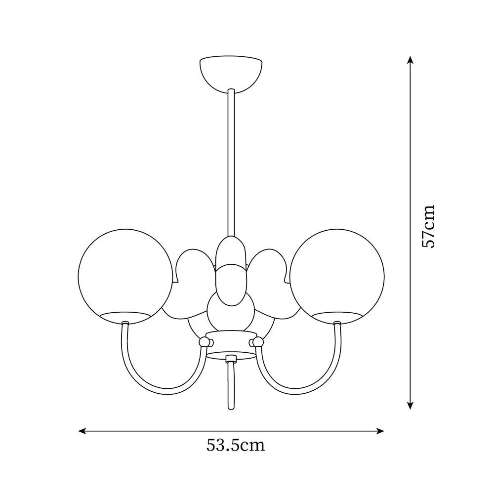 Cream Nica Chandelier