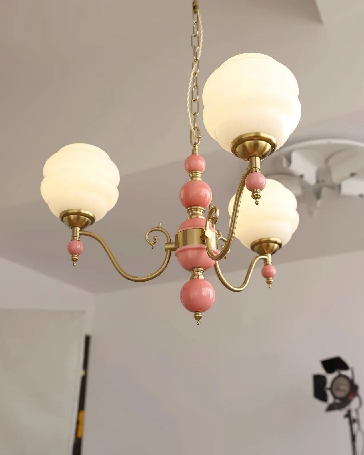 Creamy Kalco Chandelier