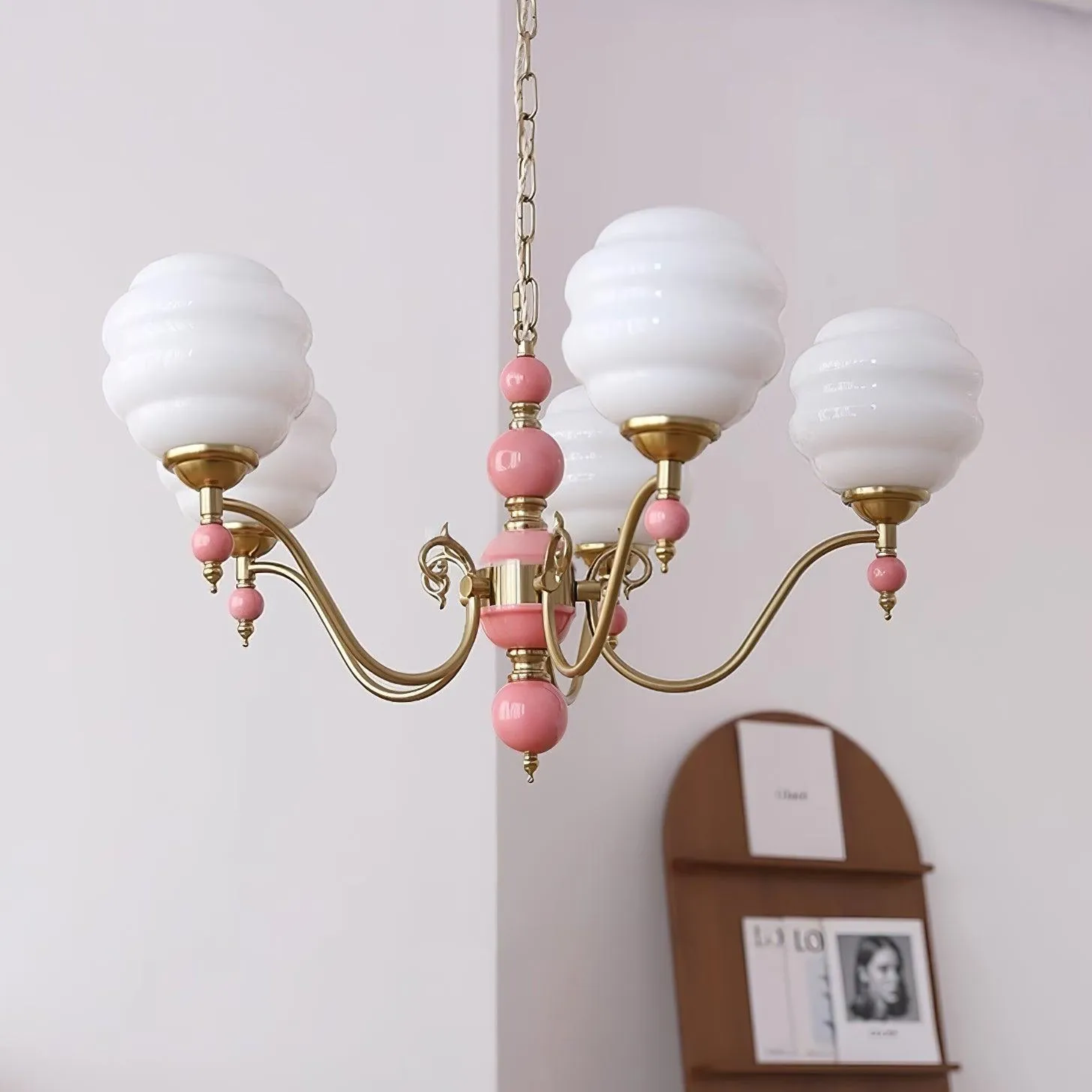 Creamy Kalco Chandelier