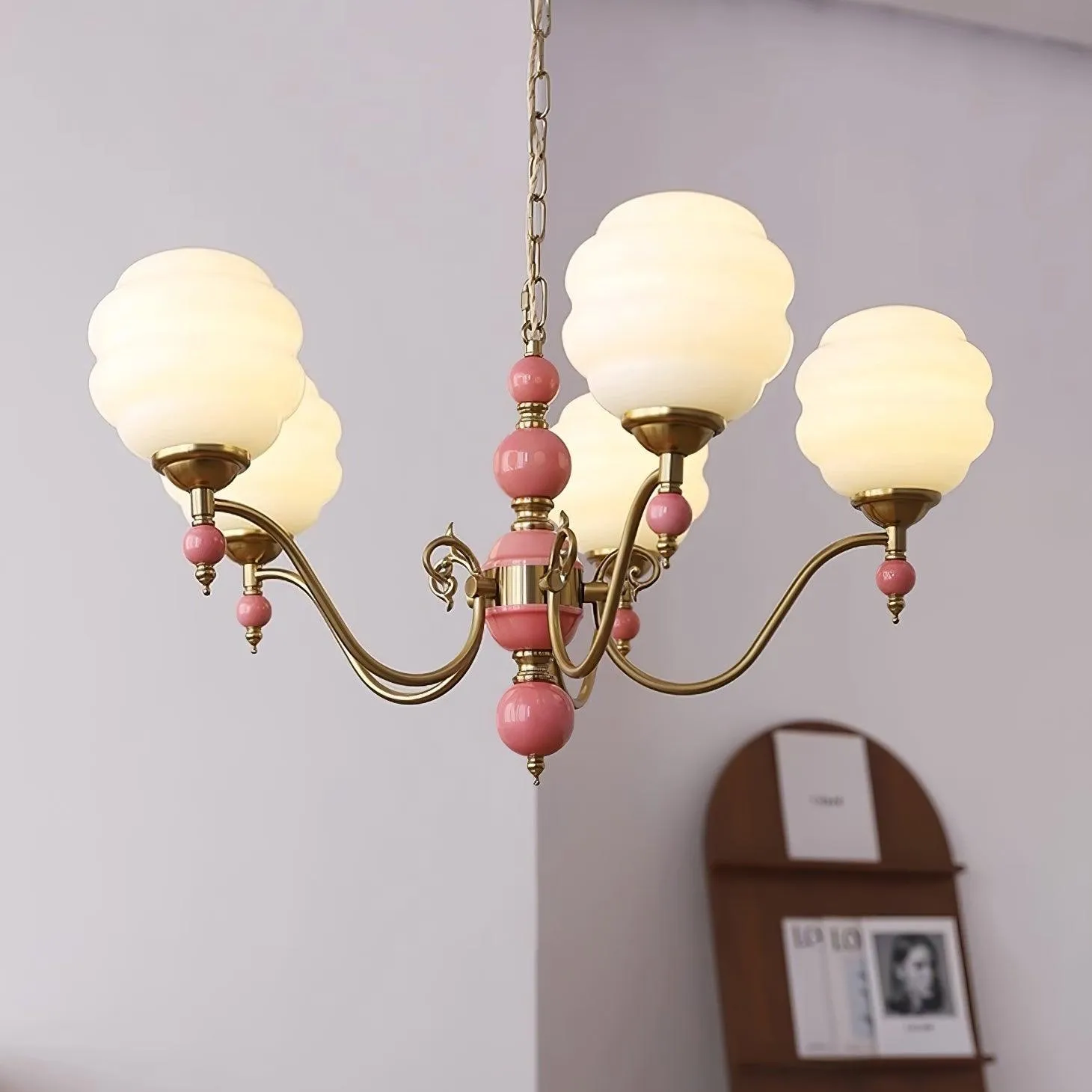 Creamy Kalco Chandelier