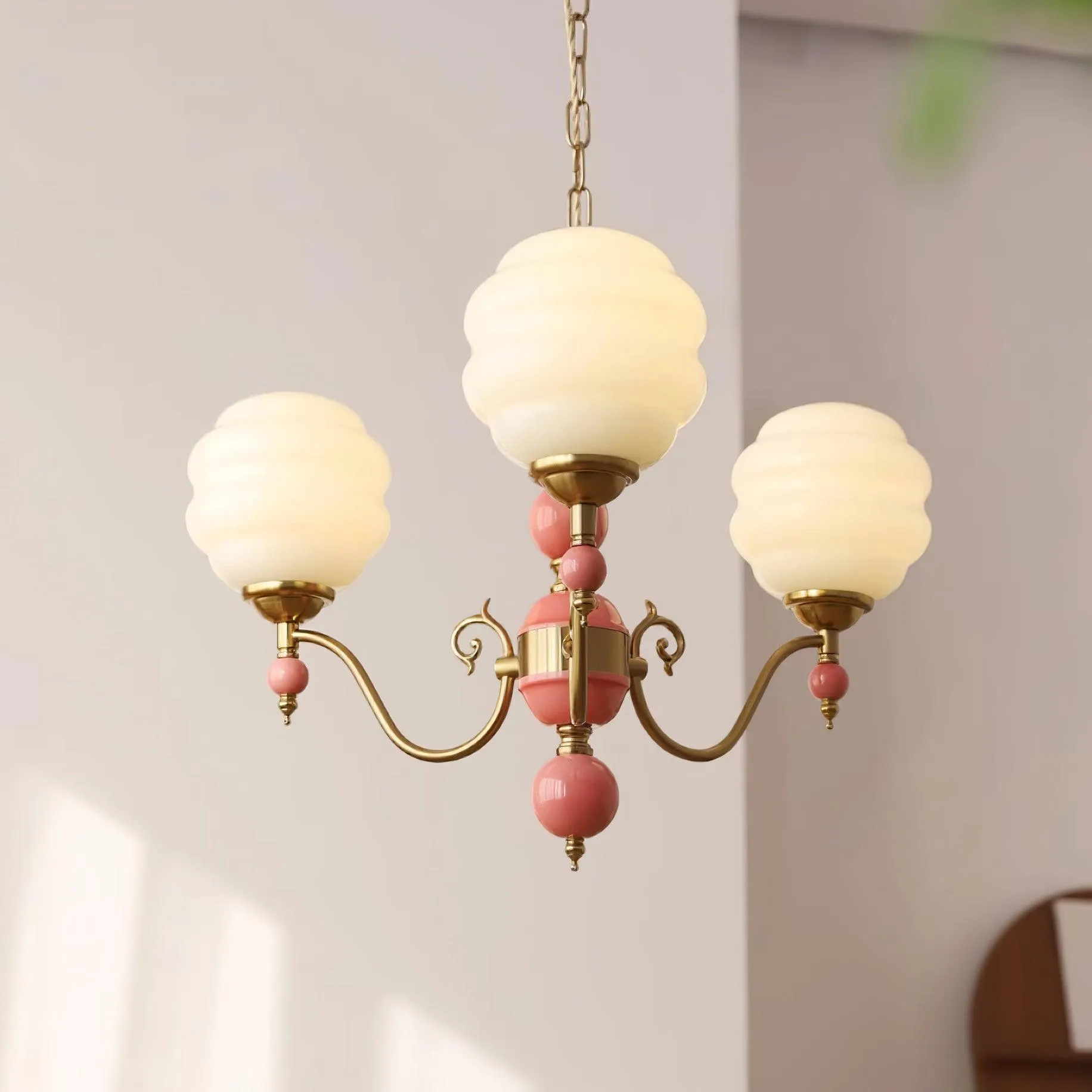 Creamy Kalco Chandelier