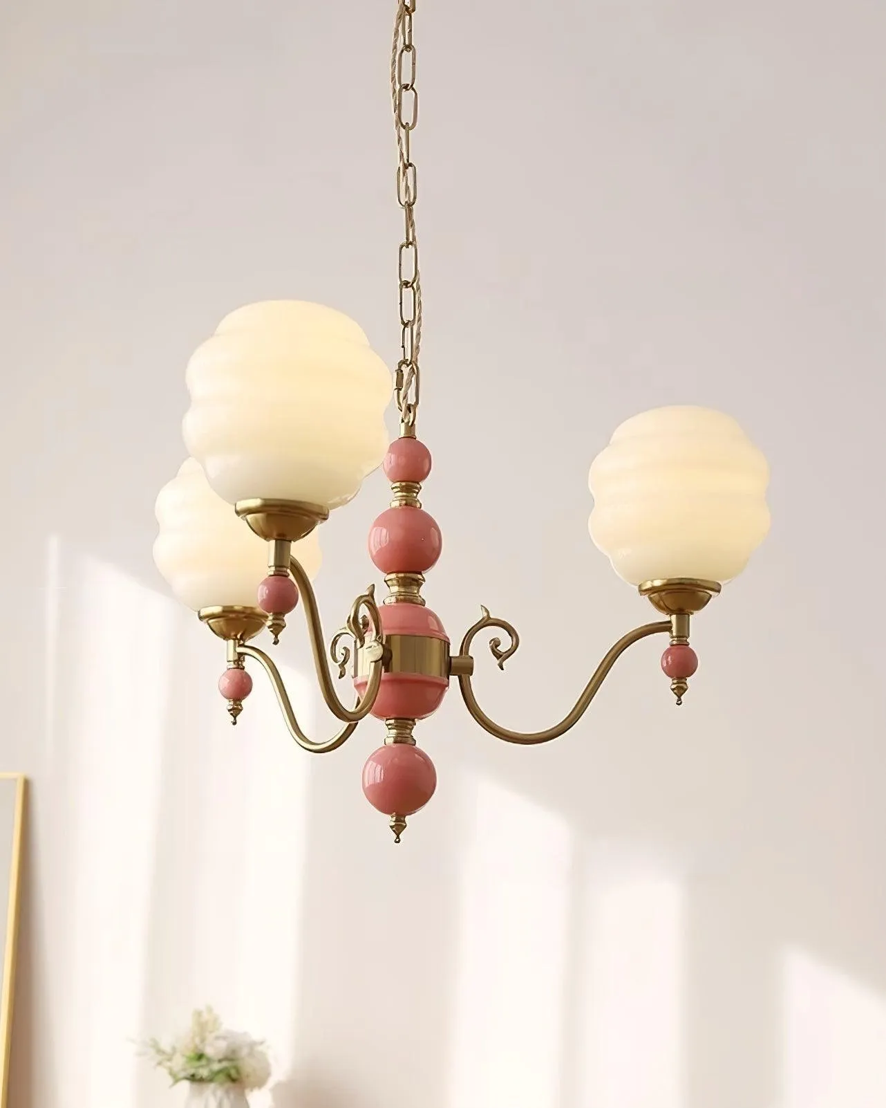 Creamy Kalco Chandelier