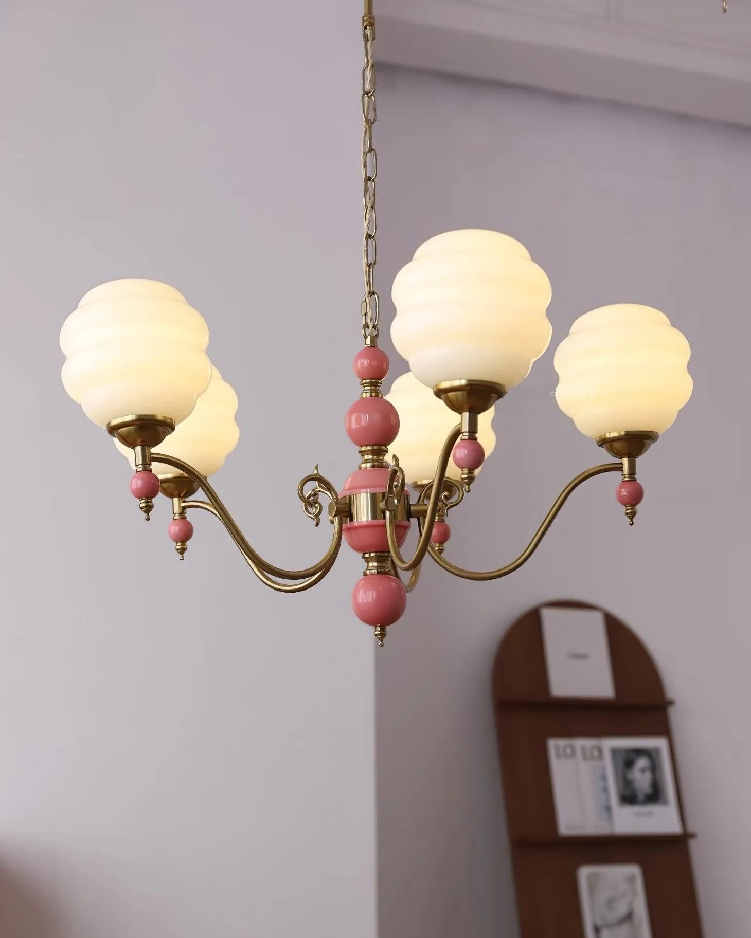 Creamy Kalco Chandelier