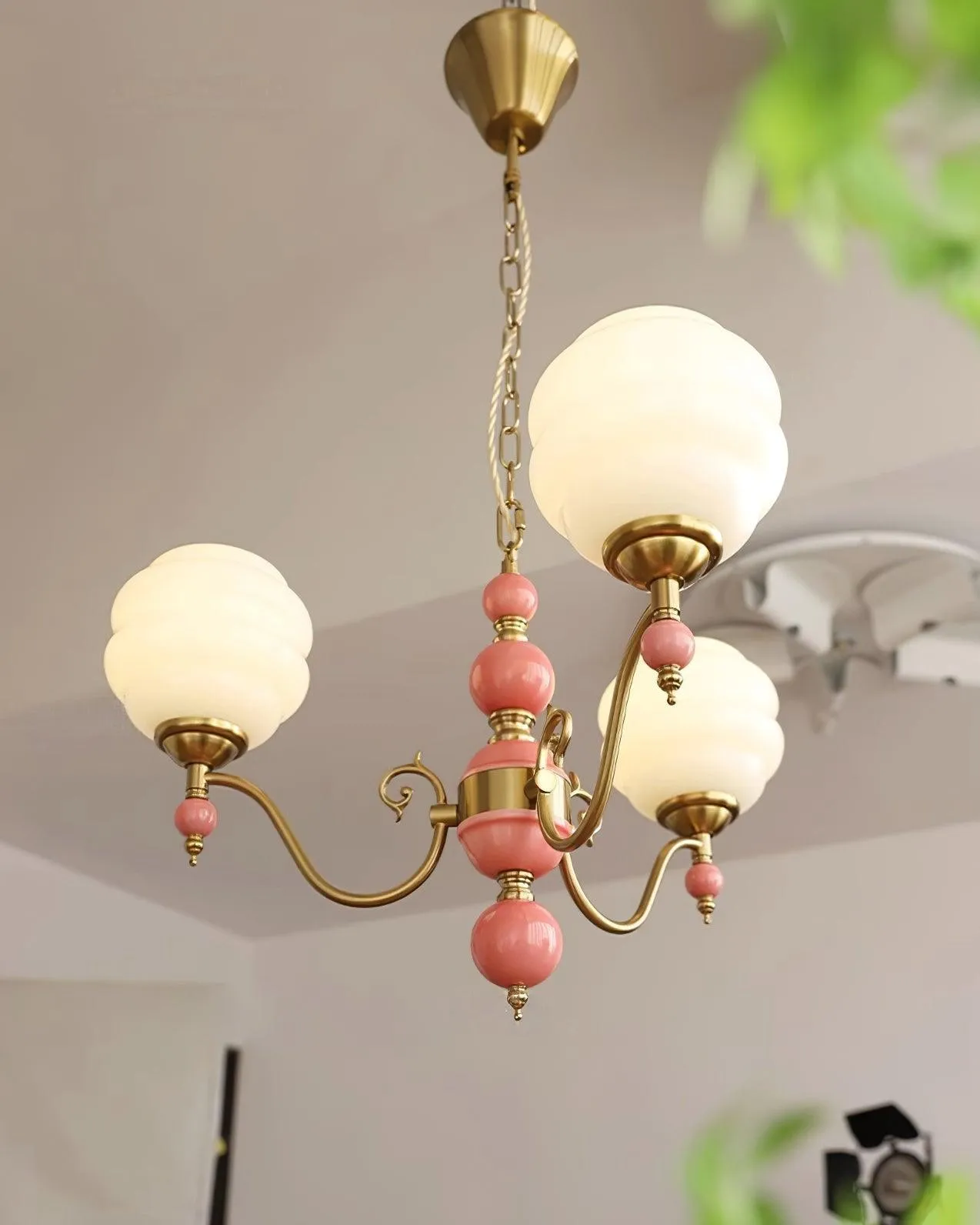 Creamy Kalco Chandelier