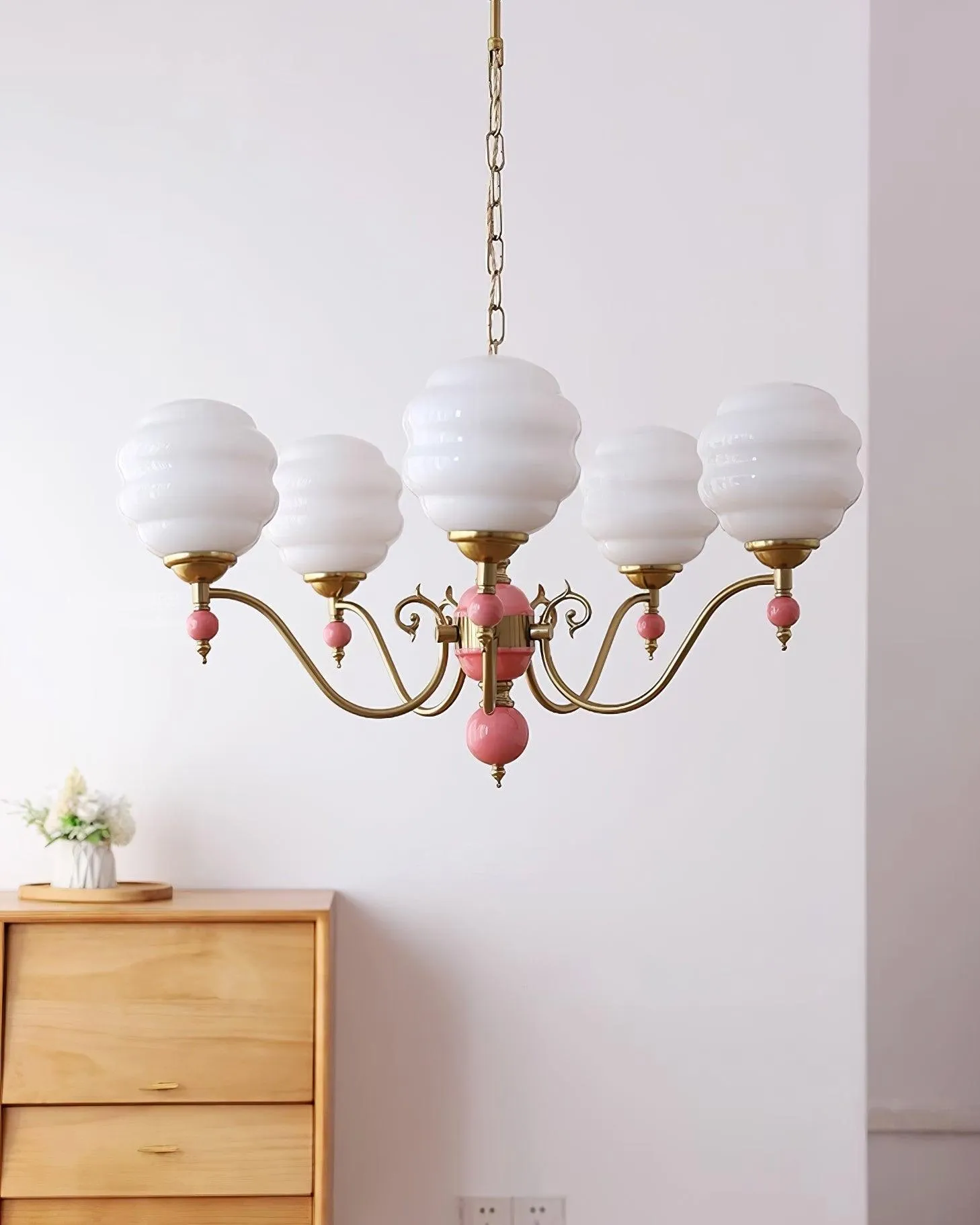 Creamy Kalco Chandelier