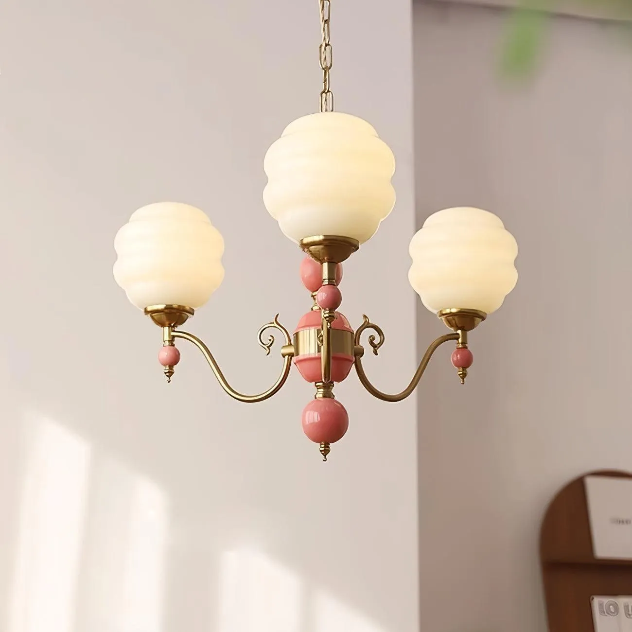 Creamy Kalco Chandelier