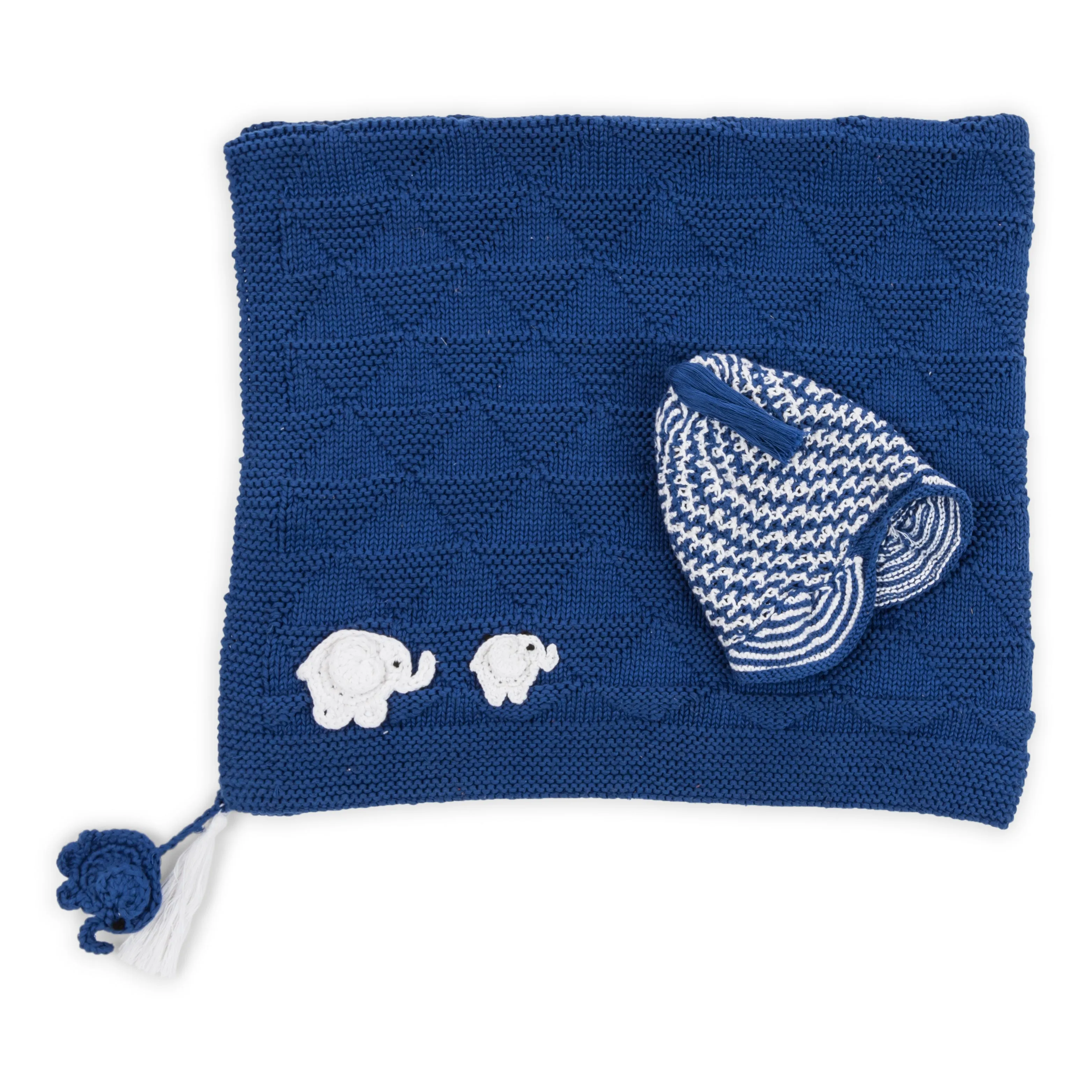 Crochet Blue Baby Blanket