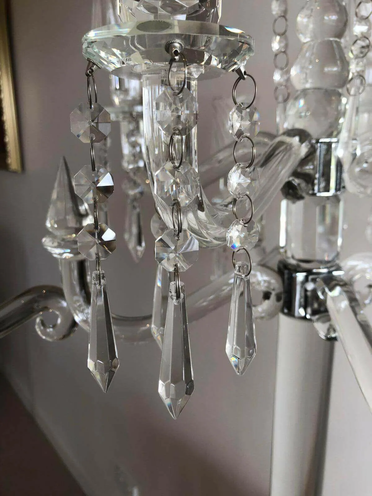 Crystal Candelabra 9 Heads 86cm Height Candle