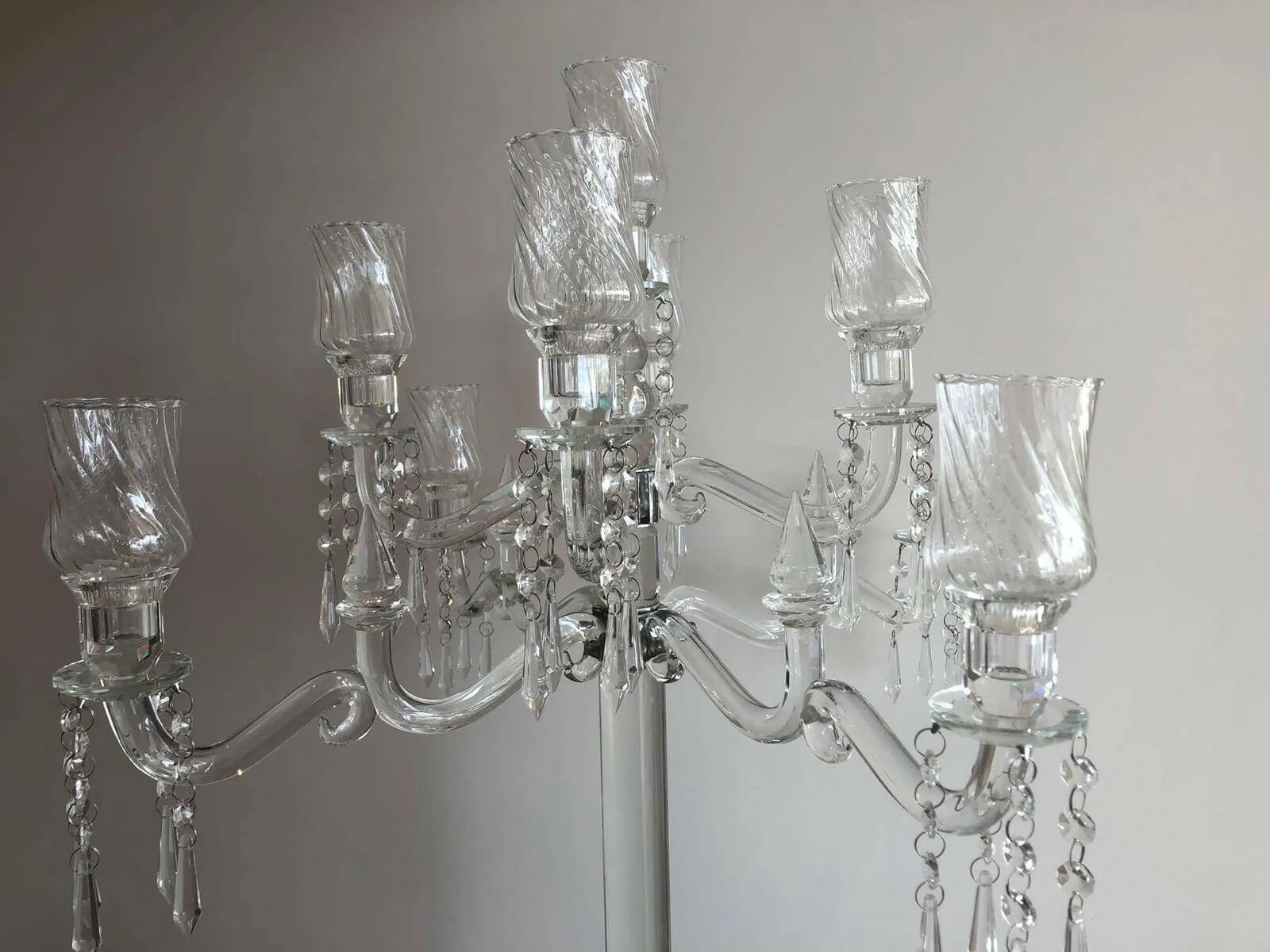 Crystal Candelabra 9 Heads 86cm Height Candle