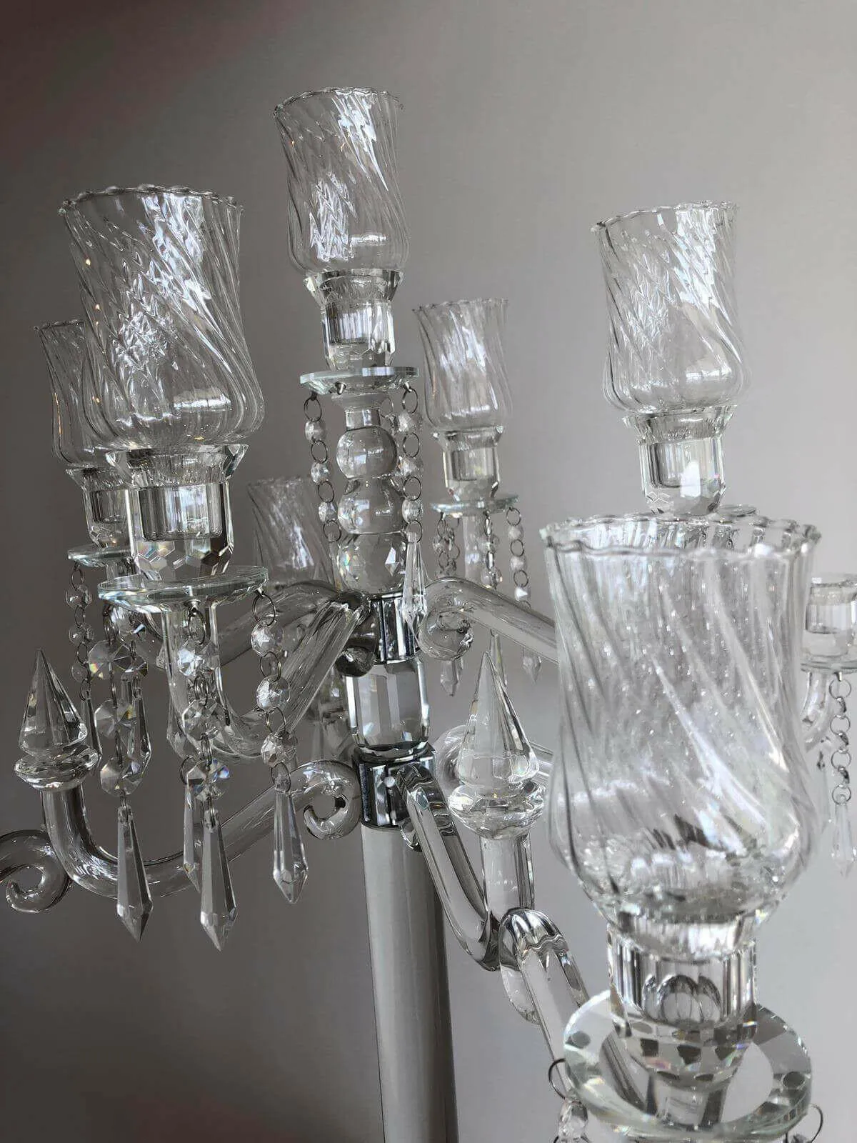 Crystal Candelabra 9 Heads 86cm Height Candle