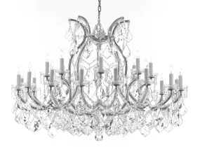 Crystal Chandelier Lighting Chandeliers H35"XW46" Great for The Foyer, Entry Way, Living Room, Family Room and More! - A83-B62/CS/2MT/24 1