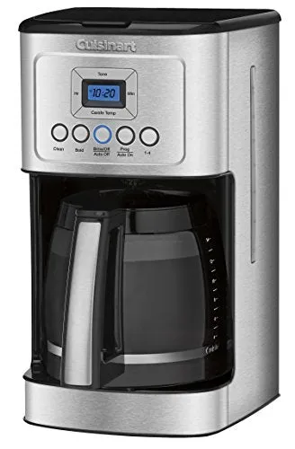 Cuisinart DCC-3200P1 PerfecTemp 14-Cup Programmable Coffeemaker with Glass Carafe, Stainless Steel