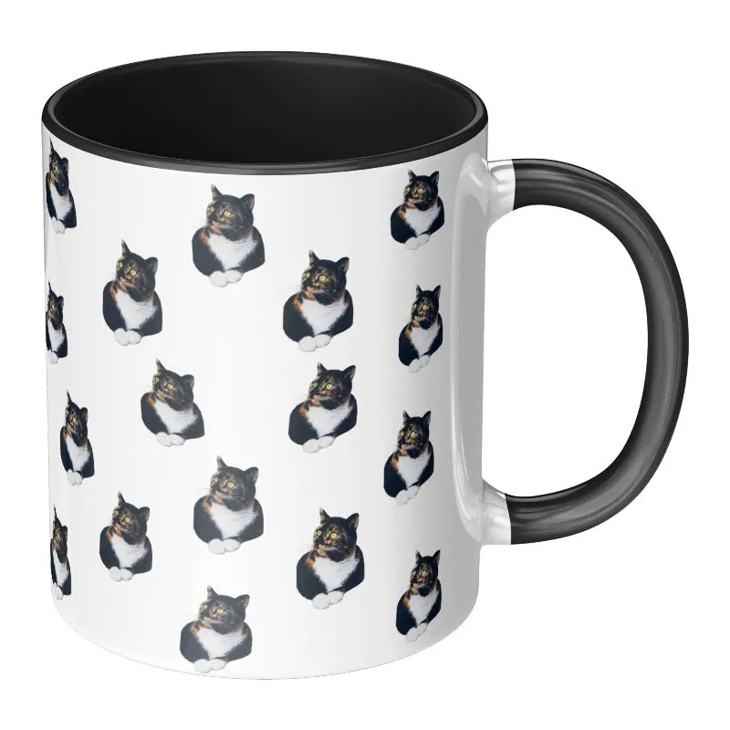 Custom Cat Photo Mug - Personalized Cat Face Mug