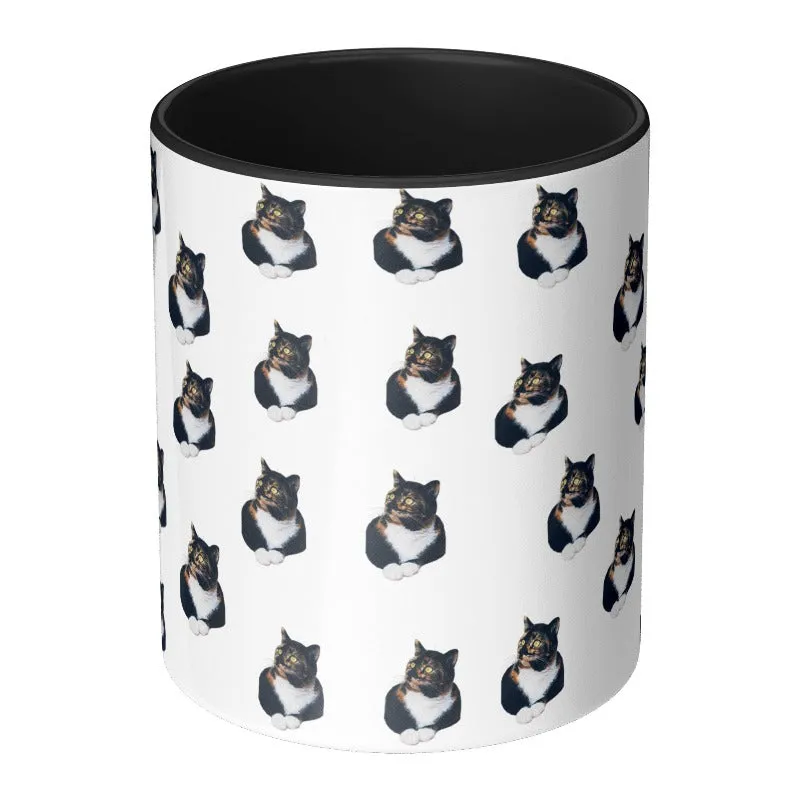 Custom Cat Photo Mug - Personalized Cat Face Mug