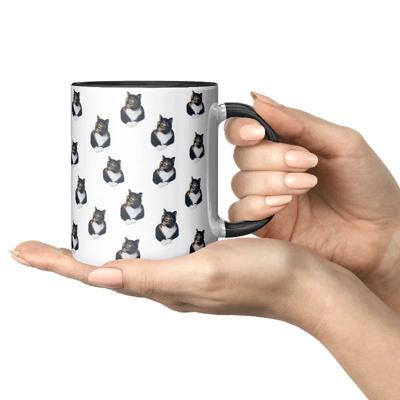 Custom Cat Photo Mug - Personalized Cat Face Mug