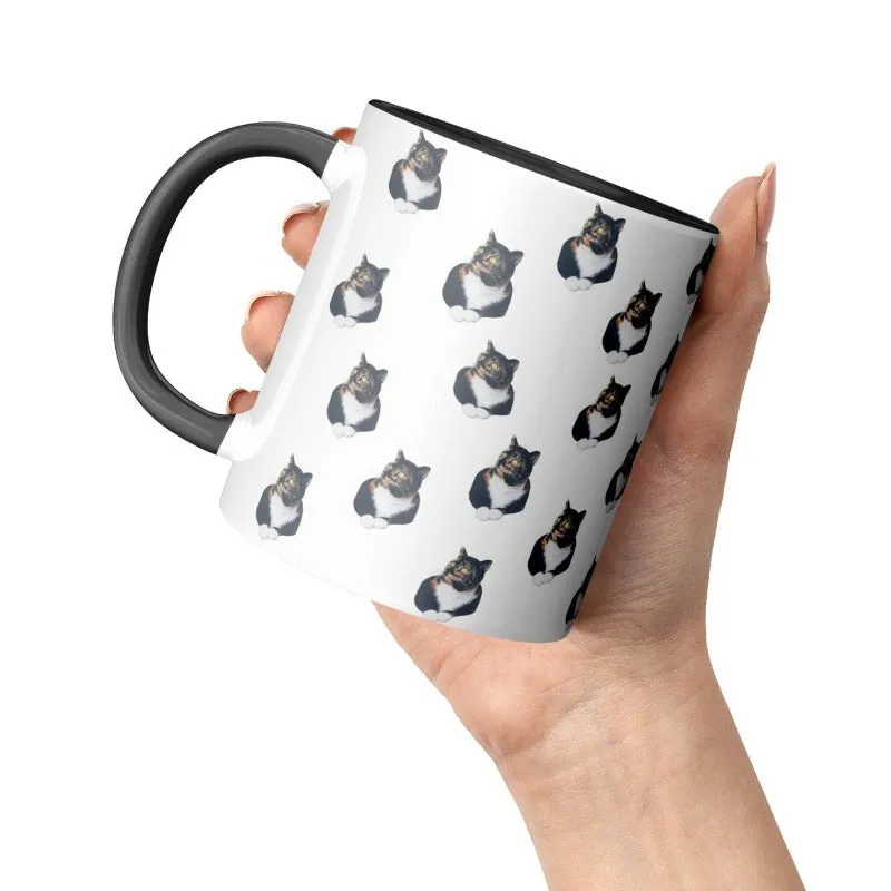 Custom Cat Photo Mug - Personalized Cat Face Mug