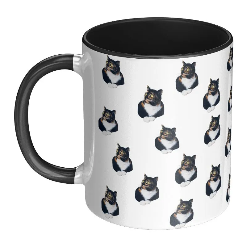 Custom Cat Photo Mug - Personalized Cat Face Mug