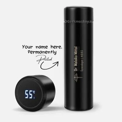 Customized Temperature Water Bottle - Vacuum Flask