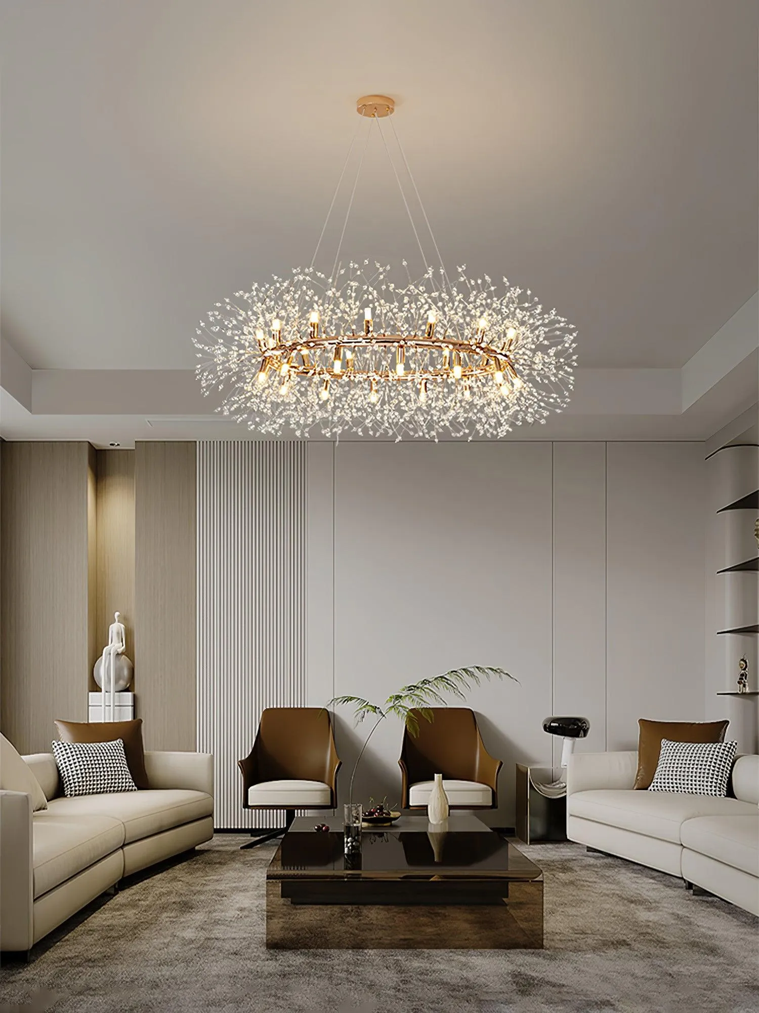 Dandelion Round Chandelier