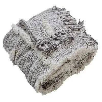 Dayton 80144GYN Grey/Natural Throw Blanket