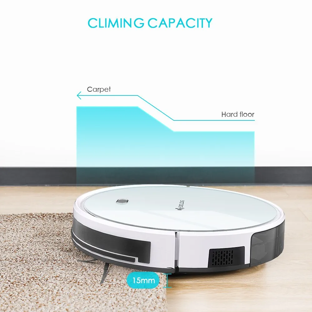 DEALDIG Robvacuum 8 Robot Vacuum Cleaner with WiFi Connectivity Work for Alexa App Remote Control Gyroscope Navigation Robot