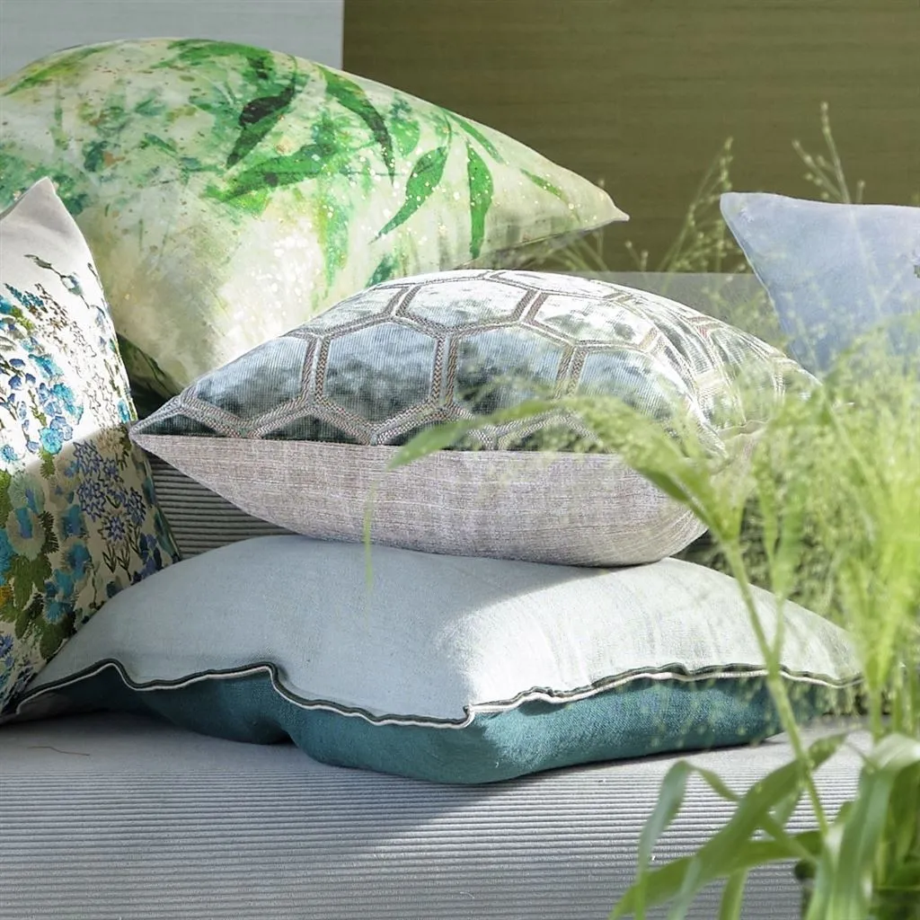 Designers Guild Manipur Silver Pillow