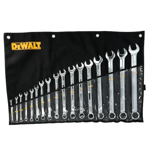 DEWALT 17 PC. TOUGHSERIES™ SAE Combination Wrench Set