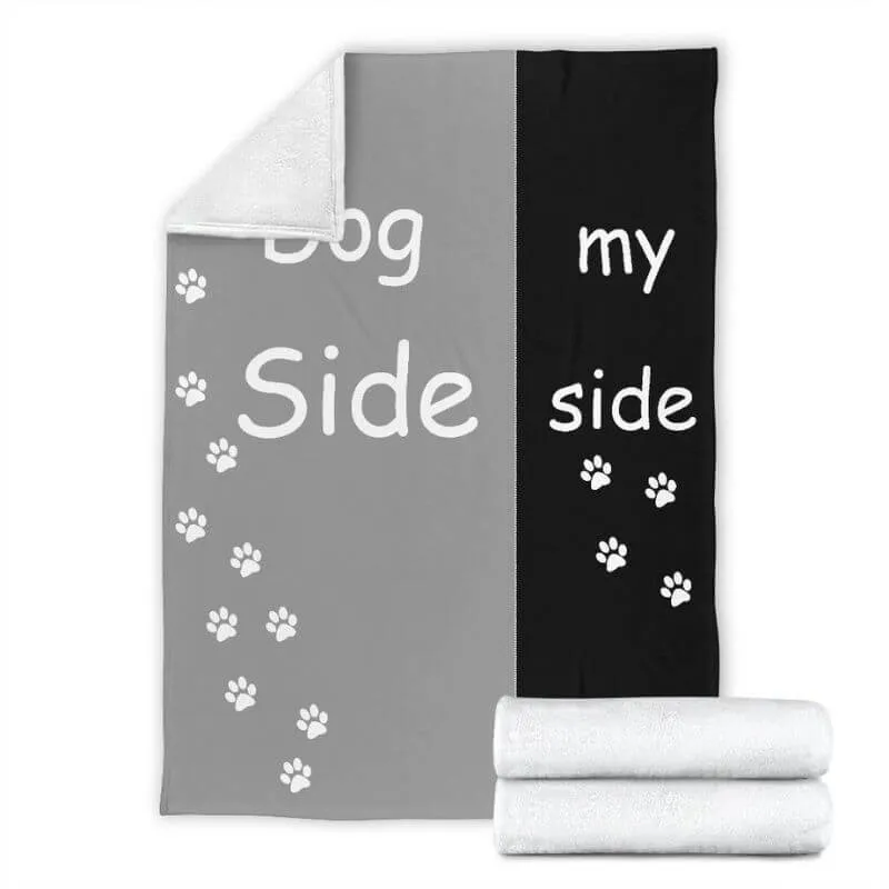 Dog Side My Side Premium Blanket