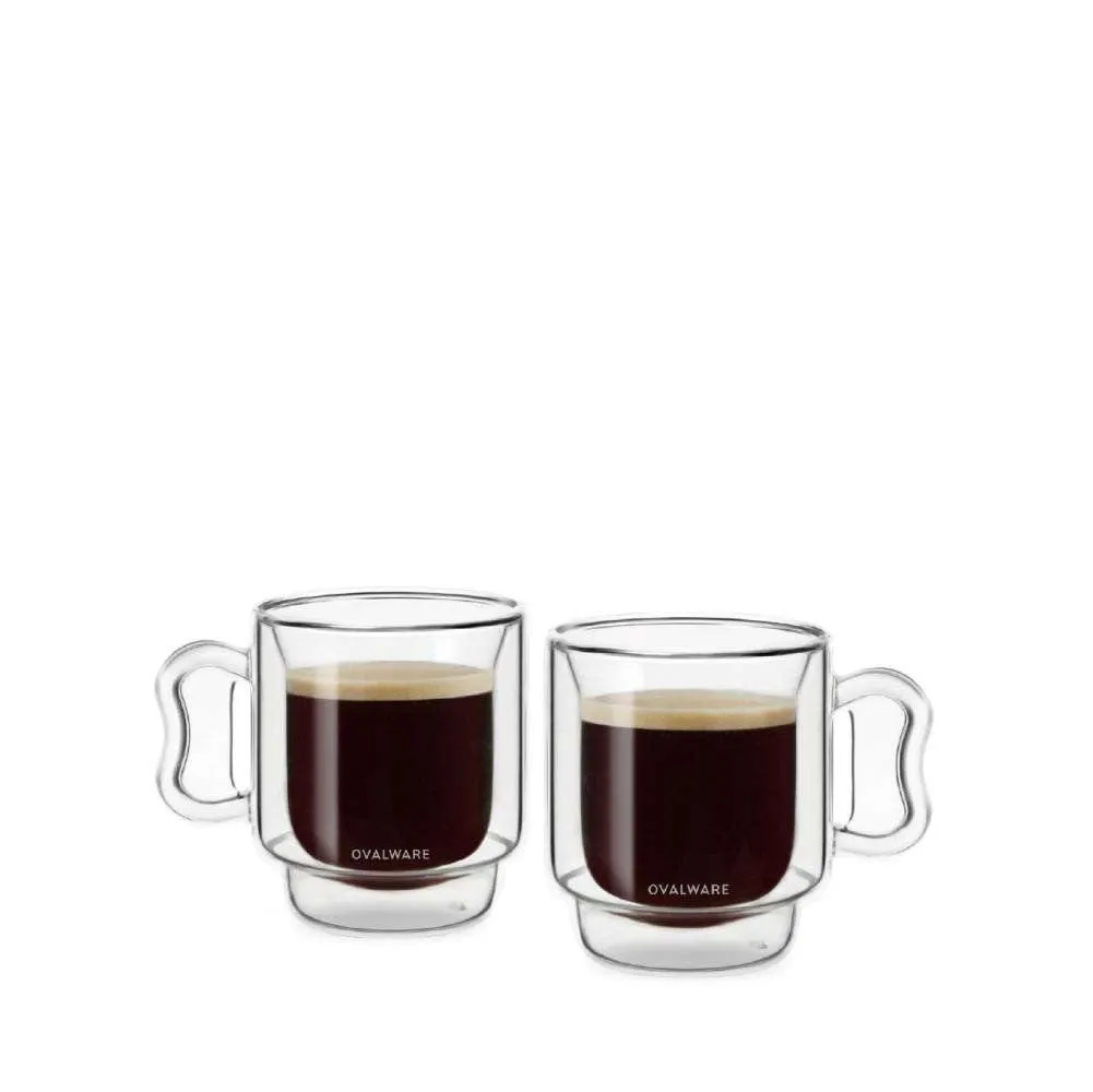 Double Wall Espresso Cups - 120ml/4oz