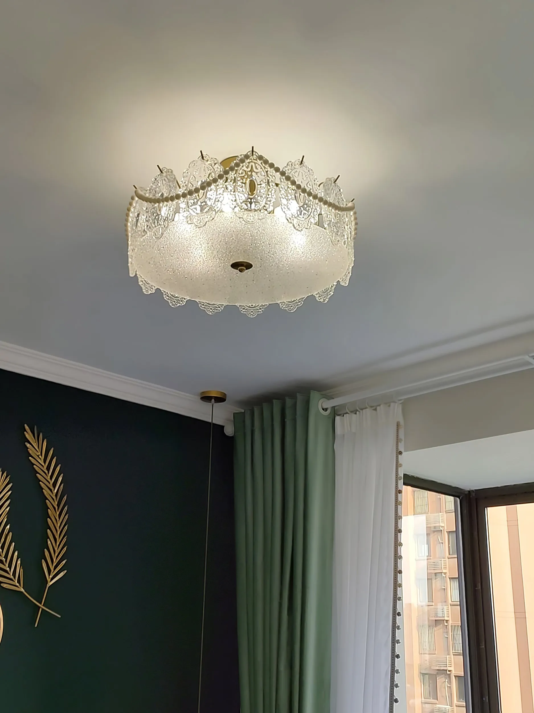 Drum Crystal Chandelier