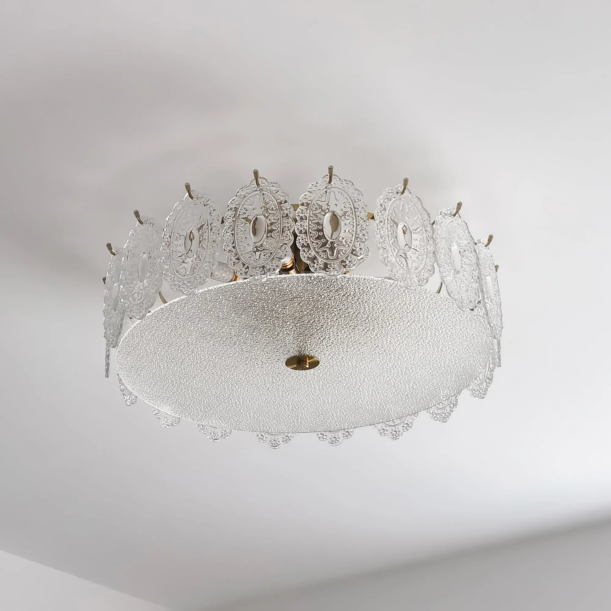 Drum Crystal Chandelier