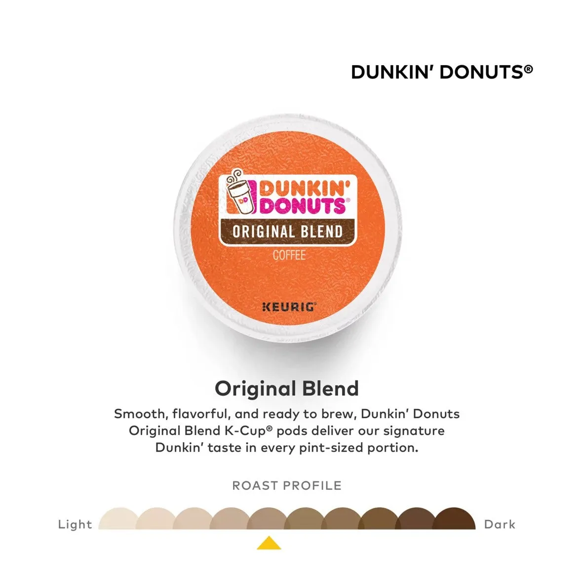 Dunkin' Original Blend Coffee Keurig Pods 5000356417