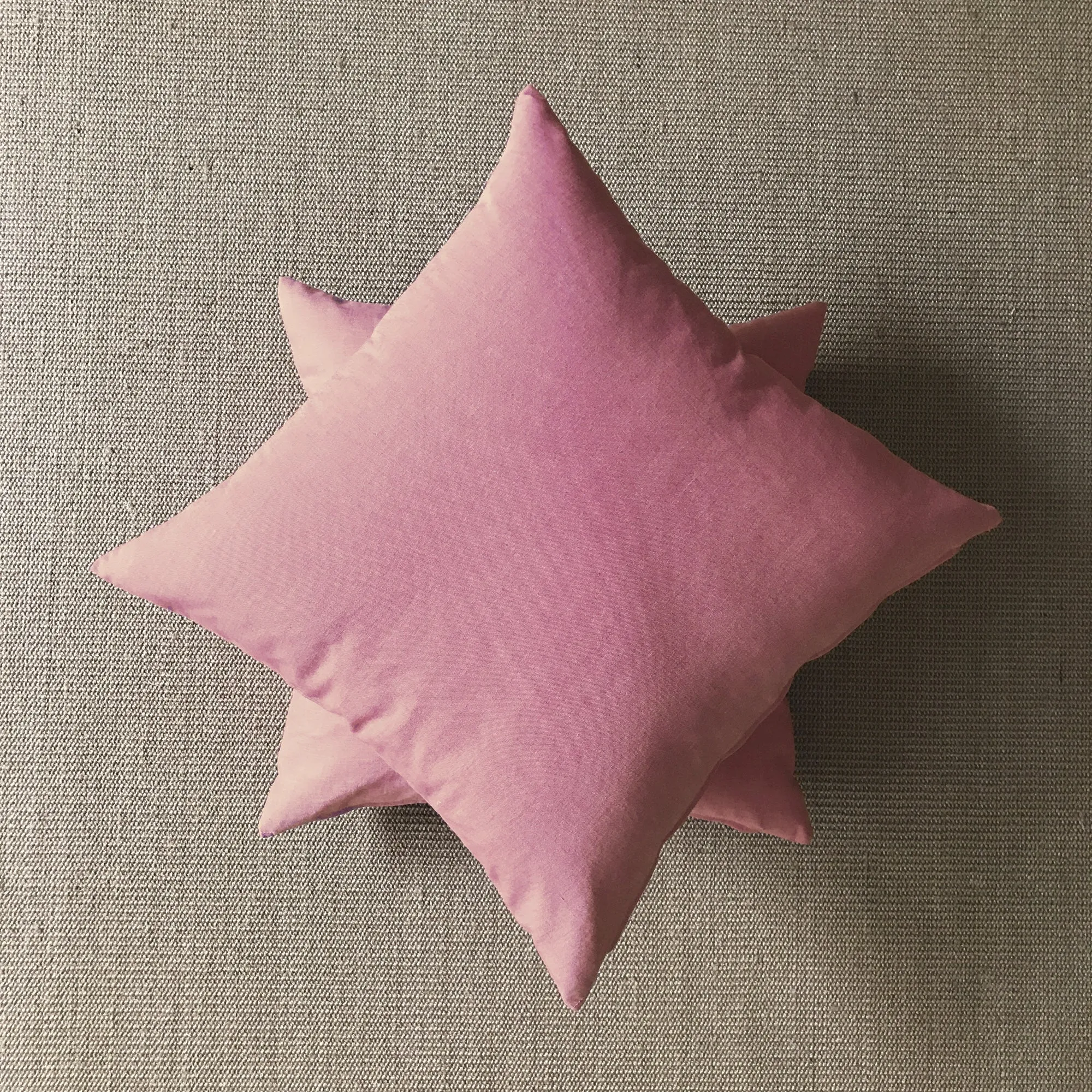 Dusty Pink Solid Throw Pillow Cover 22x22