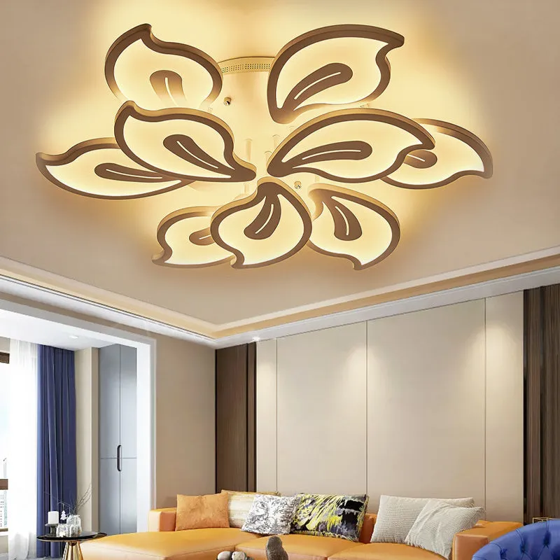 Elegant Floral Shape Energy-efficient LED Ceiling Light