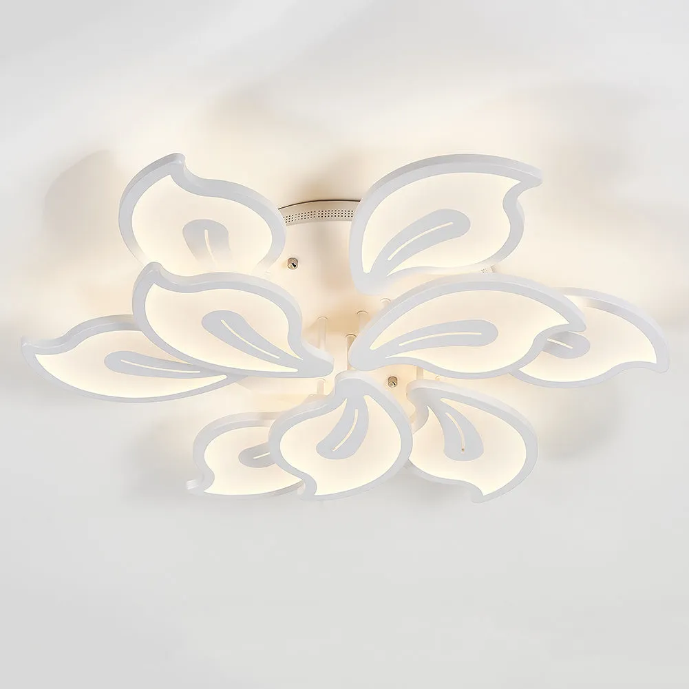 Elegant Floral Shape Energy-efficient LED Ceiling Light