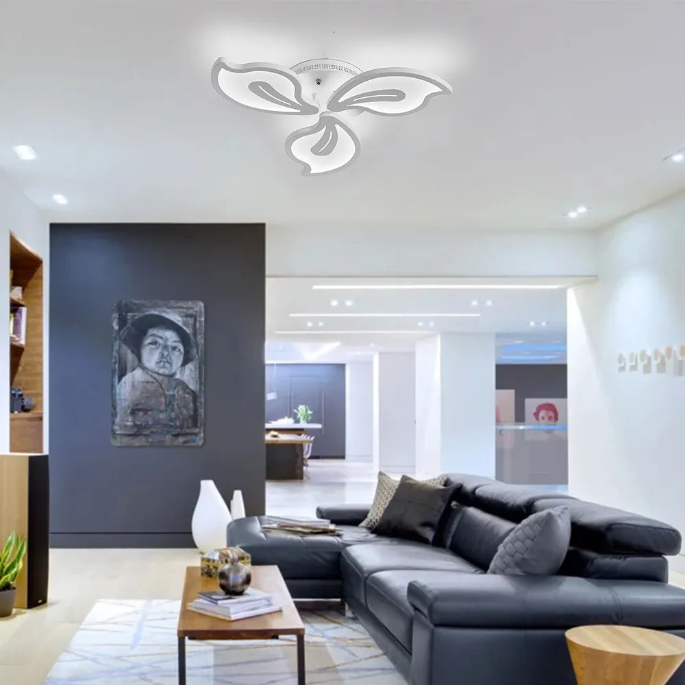 Elegant Floral Shape Energy-efficient LED Ceiling Light