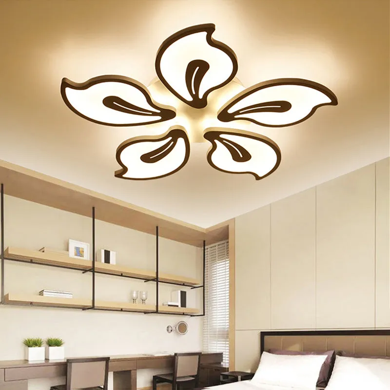 Elegant Floral Shape Energy-efficient LED Ceiling Light