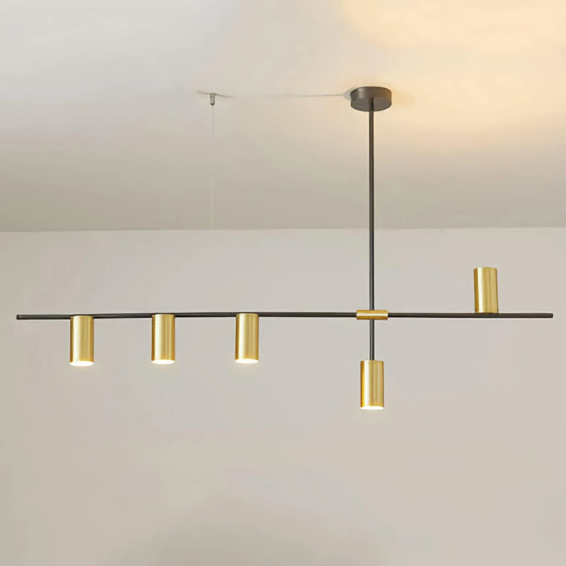 ELMA / Brass Chandelier